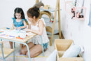 A-Frame Kids Clothes Hanger with Shelf Conversion