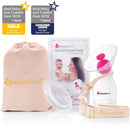 Silicone Milk Catcher with Silicone Stopper and Strap