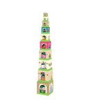 Stacking Cubes Game On the Farm
