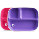 Splash™ Toddler Divided Plates, 2-Pack