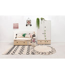 Round ABC Washable Rug