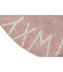 Round ABC Washable Rug