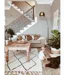 Bereber Beige Washable Rug