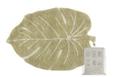 Mini Monstera Olive Washable Rug