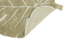 Mini Monstera Olive Washable Rug