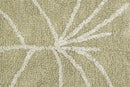 Mini Monstera Olive Washable Rug