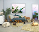 Mini Monstera Olive Washable Rug