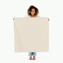 Windowpane Leather Mat