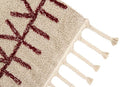 Bereber Burgundy Washable Rug