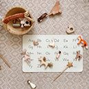 Alphabet Leather Mat