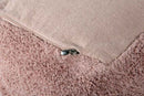 Marshmallow Square Vintage Nude Pouffe